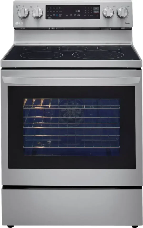 LG - 6.3 Cu. Ft. Smart Freestanding Electric Stove