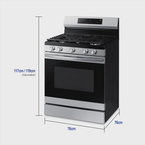 Samsung 30" 5-Burner Range Stove with Air-fry - Image 3
