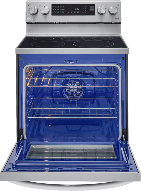 LG - 6.3 Cu. Ft. Smart Freestanding Electric Stove - Image 2