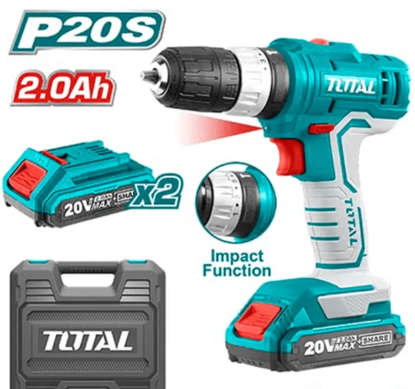 TOTAL LITHIUM-ION IMPACT DRILL P20S